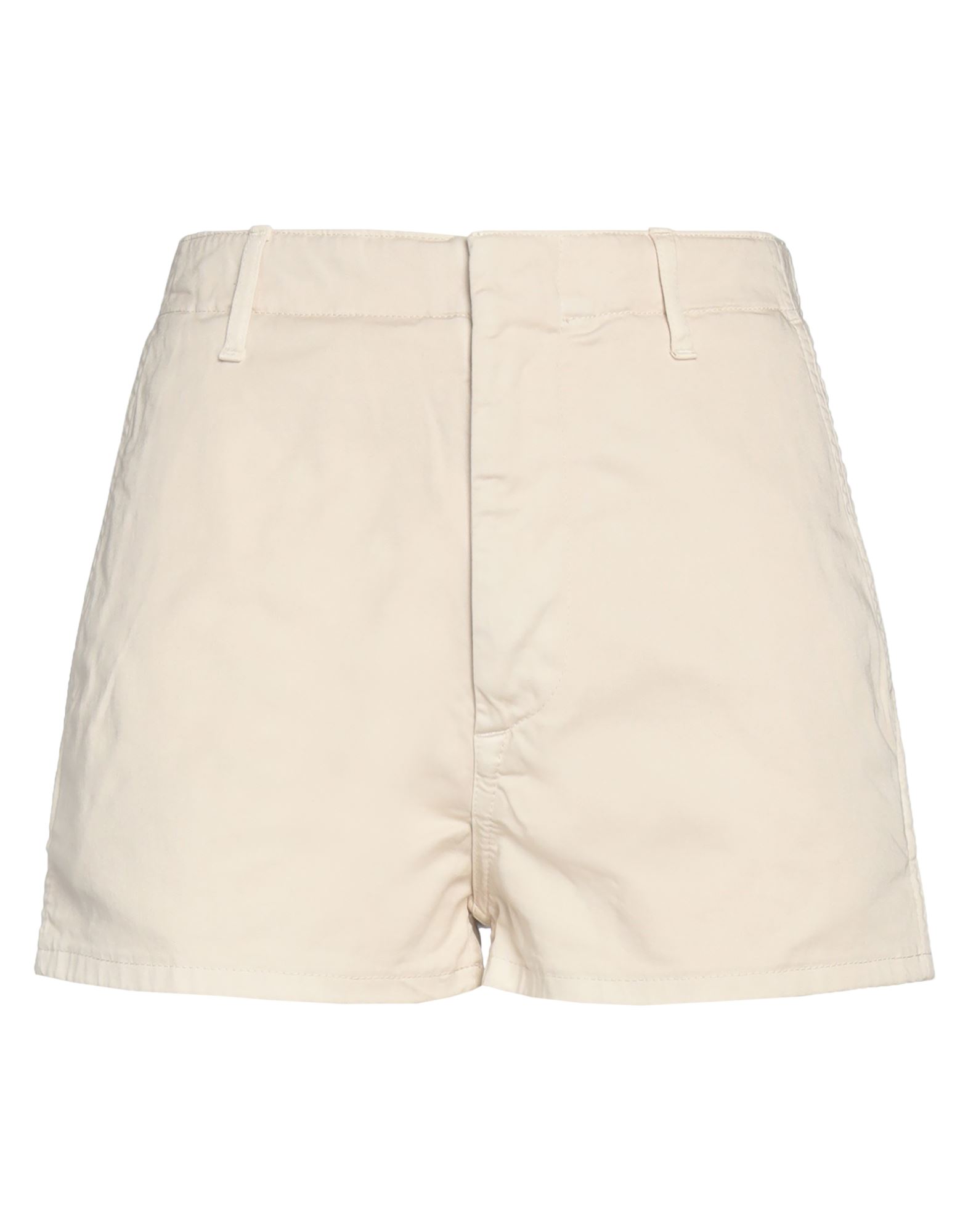 Dondup Woman Shorts & Bermuda Shorts Beige Size 27 Cotton, Elastane