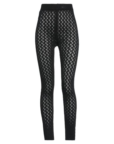Jil Sander Woman Leggings Black Size 4 Viscose, Polyester
