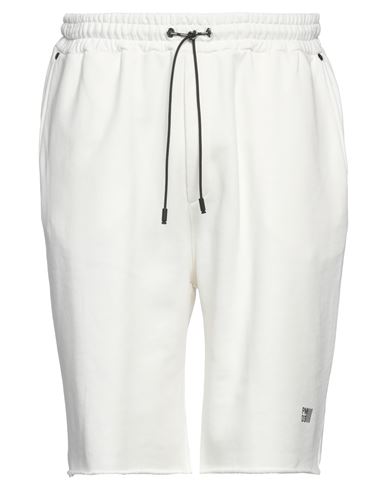 Pmds Premium Mood Denim Superior Man Shorts & Bermuda Shorts White Size S Cotton