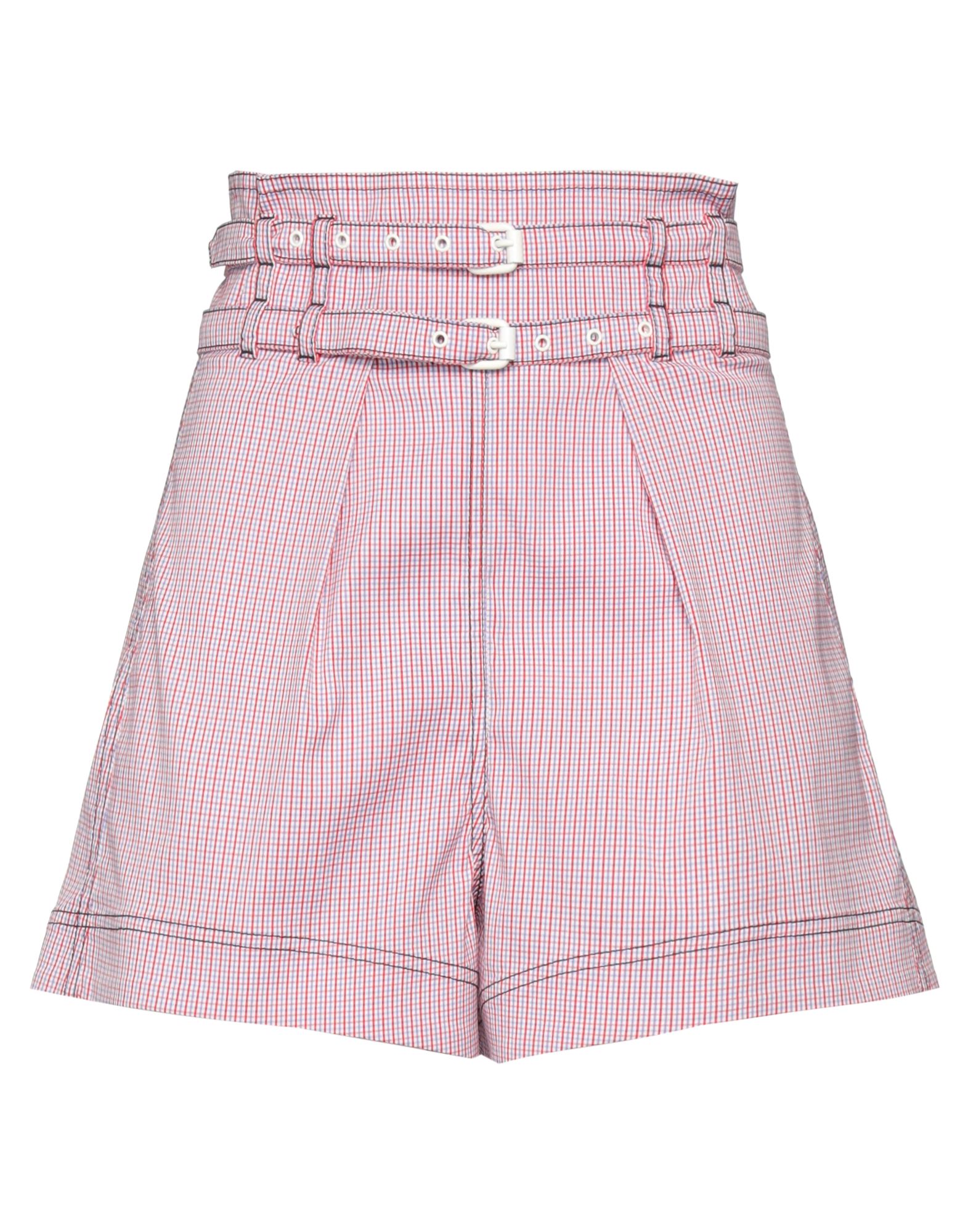 Philosophy Di Lorenzo Serafini High Waist Denim Shorts In Red