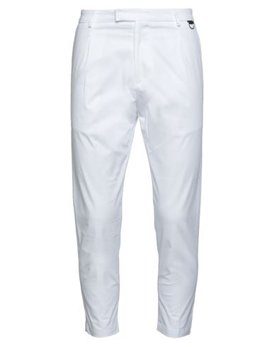 Shop Low Brand Man Pants White Size 40 Cotton, Elastane