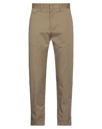 Shop Low Brand Man Pants Khaki Size 29 Cotton, Elastane In Beige