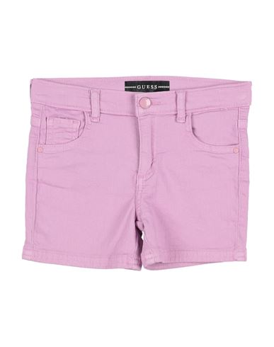 Guess Babies'  Toddler Girl Shorts & Bermuda Shorts Lilac Size 5 Cotton, Polyester, Elastane In Purple