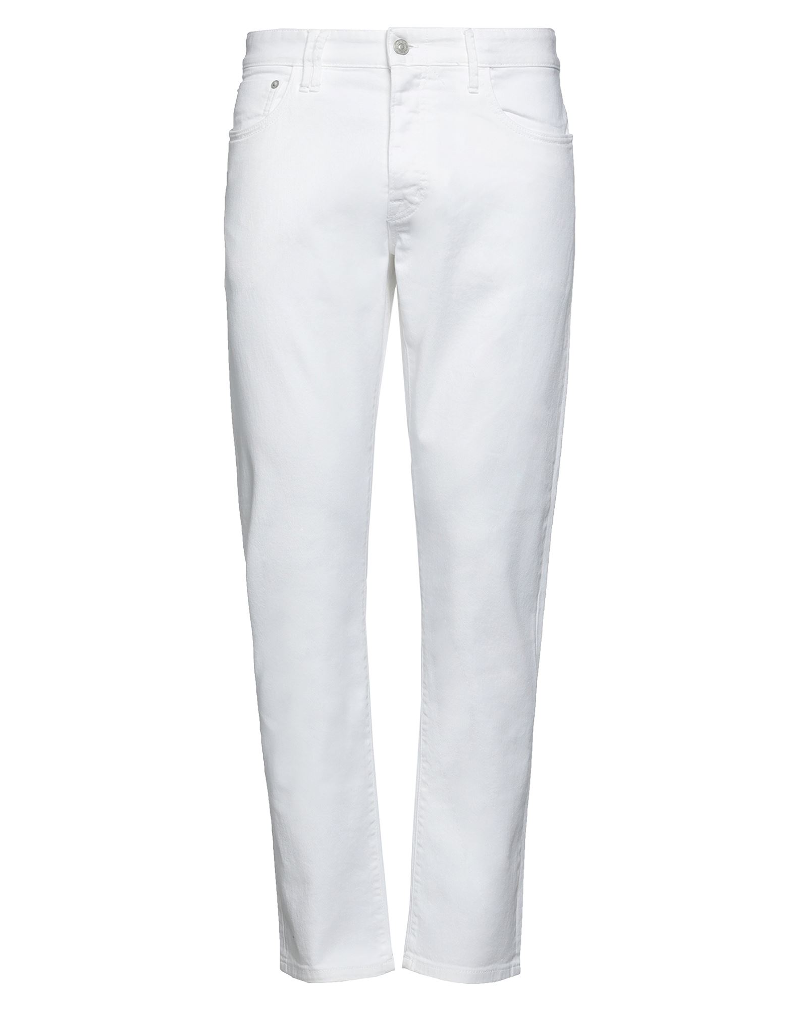 Cycle Man Pants White Size 31 Cotton, Elastane