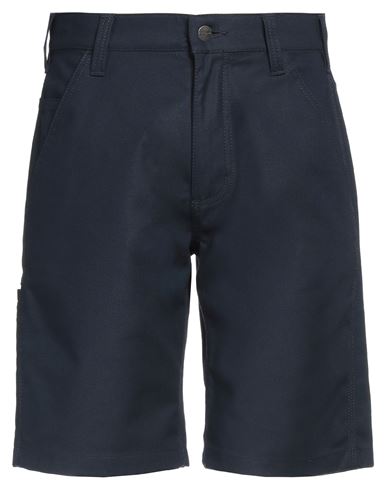 Carhartt Man Shorts & Bermuda Shorts Midnight Blue Size 30 Cotton, Polyester, Elastane