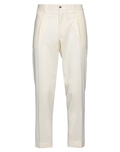 Briglia 1949 Man Pants Cream Size 35 Virgin Wool, Elastane In White
