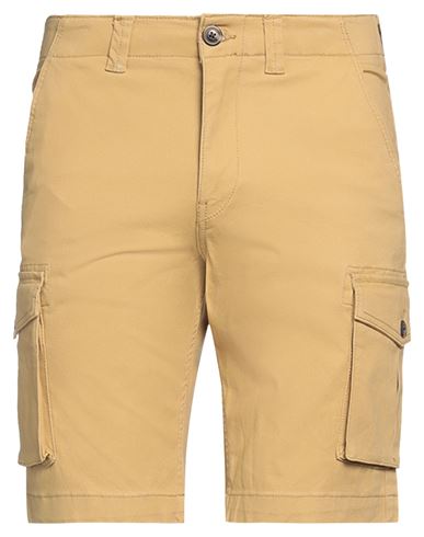 Selected Homme Man Shorts & Bermuda Shorts Mustard Size S Organic Cotton, Elastane In Yellow