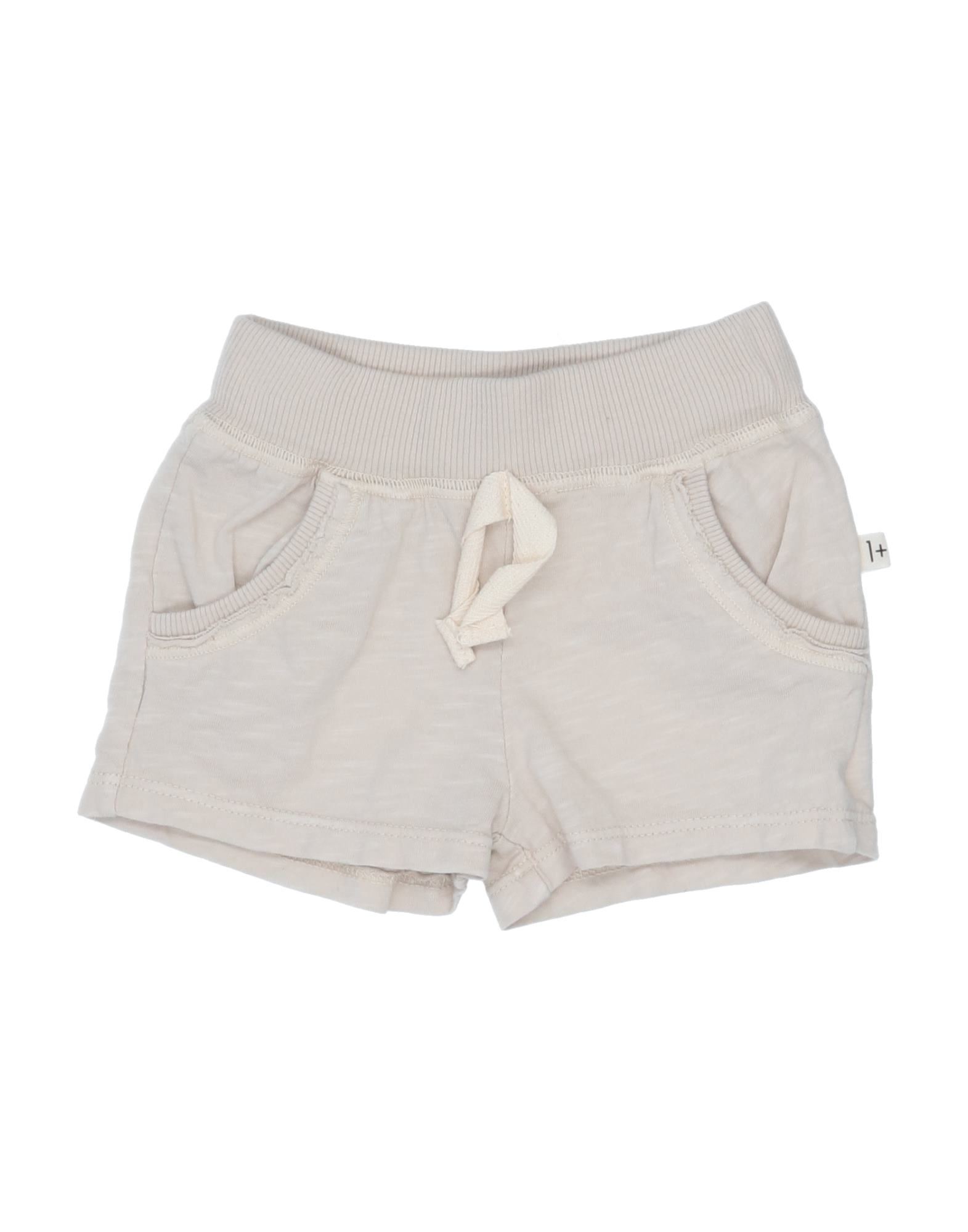 1+ In The Family Kids' 1 + In The Family Newborn Girl Shorts & Bermuda Shorts Beige Size 3 Cotton