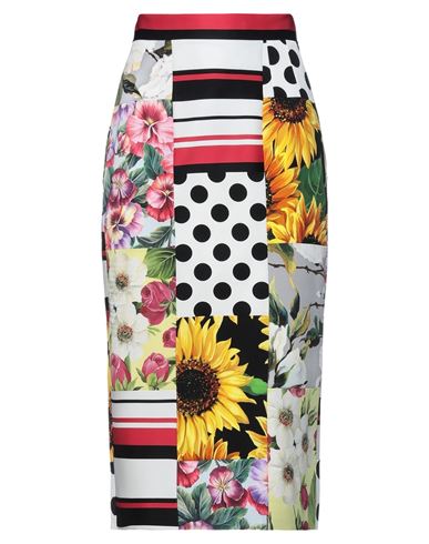 DOLCE&GABBANA Midi-Rock Damen Weiß 30,34 Damen