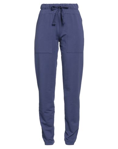 Alpha Studio Woman Pants Dark Purple Size 2 Cotton, Elastane
