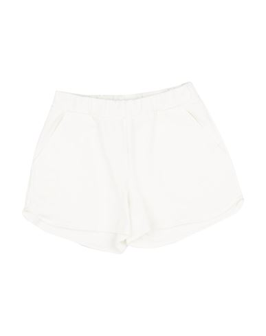 Elisabetta Franchi Babies'  Toddler Girl Shorts & Bermuda Shorts White Size 6 Cotton, Elastane
