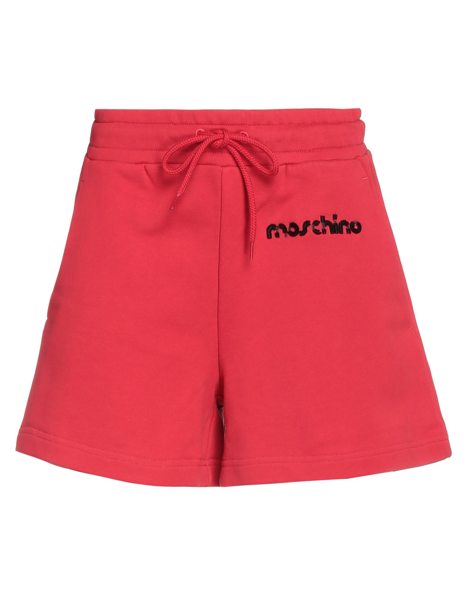 Moschino Woman Shorts & Bermuda Shorts Red Size 6 Cotton