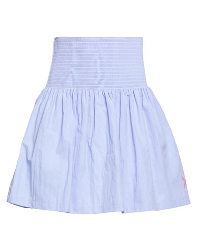 Kenzo Woman Mini Skirt Light Blue Size 6 Polyamide