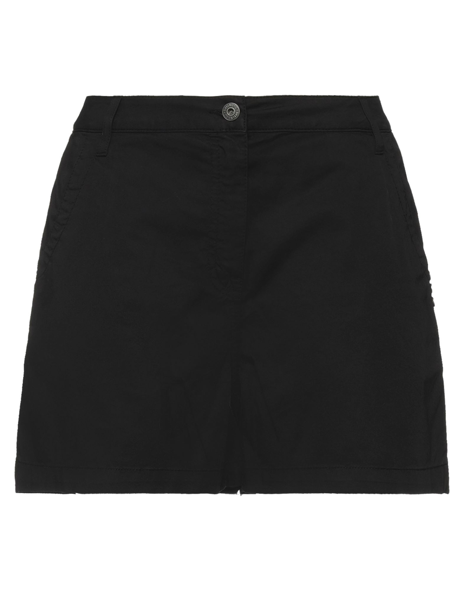 Bikkembergs Woman Shorts & Bermuda Shorts Black Size 6 Cotton, Elastane