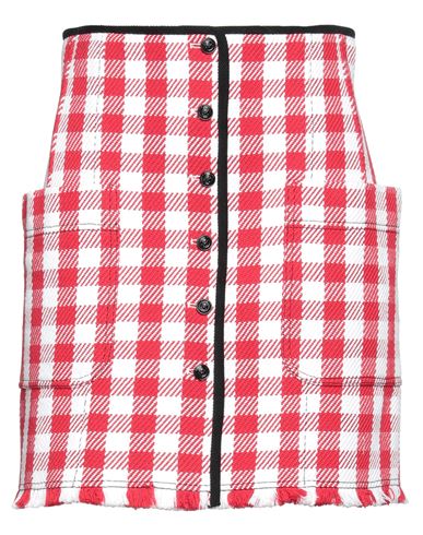 Philosophy Di Lorenzo Serafini Woman Mini Skirt Red Size 6 Cotton, Polyester