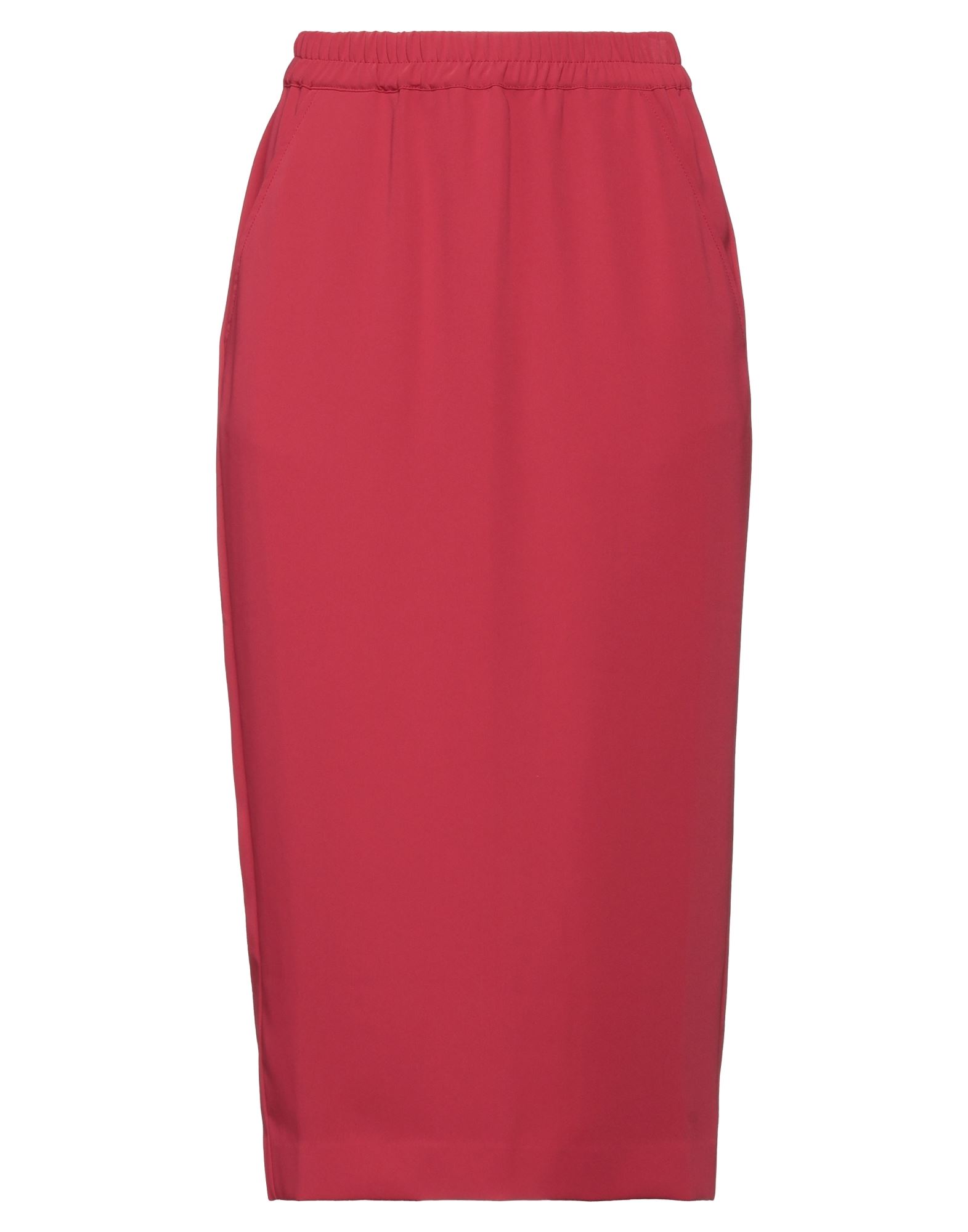 Semicouture Midi Skirts In Red
