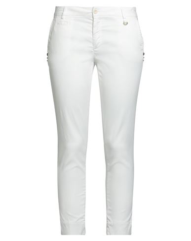 Mason's Icon Woman Pants White Size 6 Lyocell, Lycra