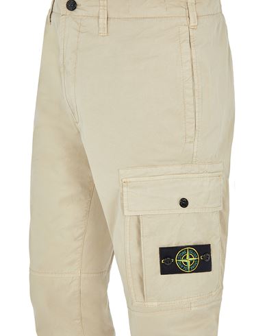 stone island twill cargo pants