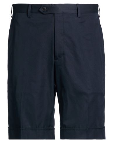 Brioni Man Shorts & Bermuda Shorts Navy Size 32 Cotton In Blue