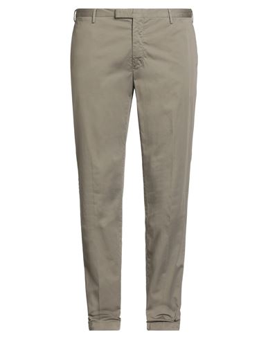 Pt Torino Man Pants Sage Green Size 42 Cotton, Elastane In Multi