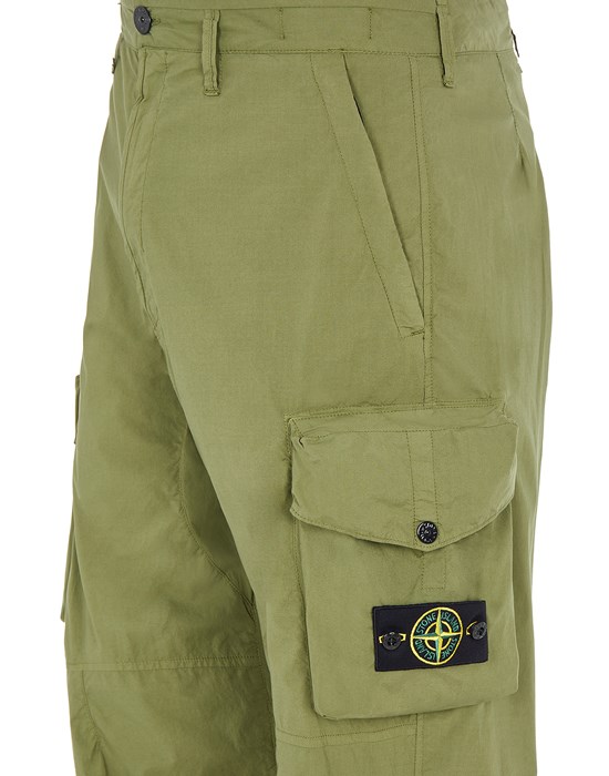 32003 STRETCH COTTON TELA'PARACADUTE'_GARMENT DYED TROUSERS Stone