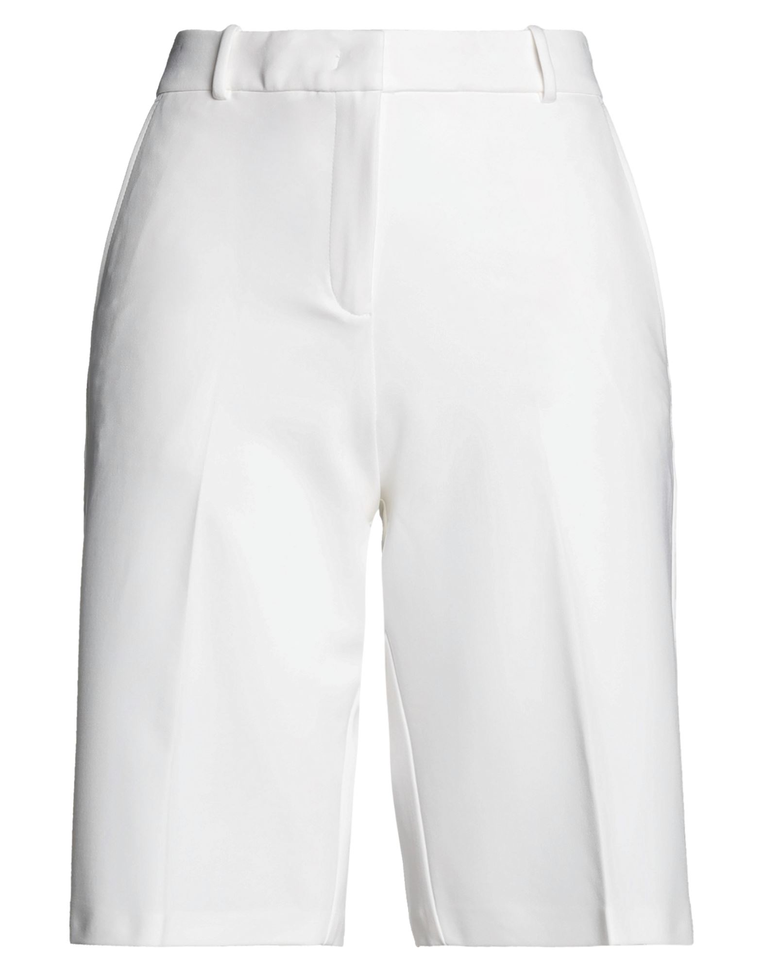 Pinko Woman Shorts & Bermuda Shorts White Size 8 Viscose, Polyamide, Elastane