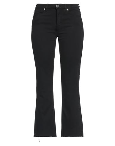 Love Moschino Woman Jeans Black Size 25 Cotton, Lyocell, Elastomultiester, Elastane