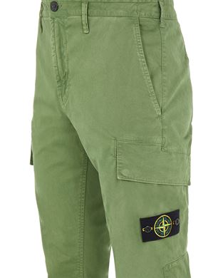 stone island twill cargo pants