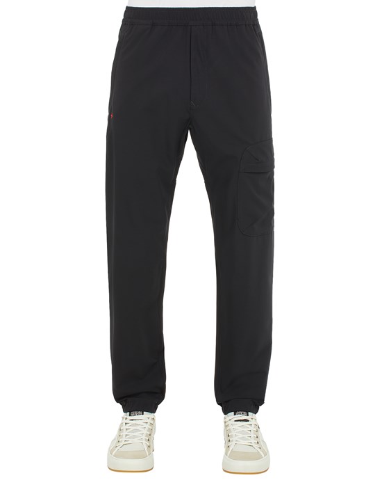 Sold out - STONE ISLAND 311X4 TWO-WAY STRETCH NYLON - SI MARINA TROUSERS Man Black