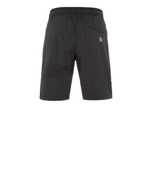 Stone island best sale fleece shorts black