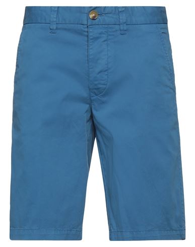 Blauer Man Shorts & Bermuda Shorts Azure Size 29 Cotton, Elastane In Blue
