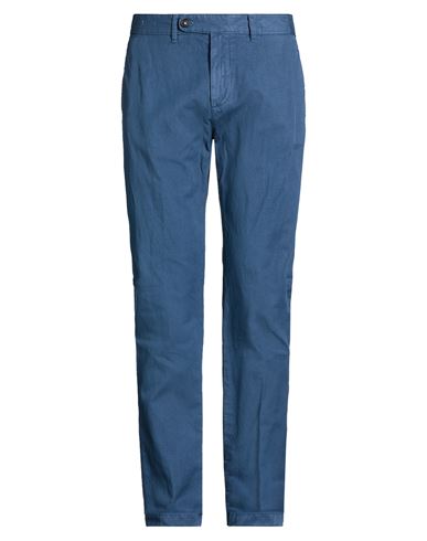 Massimo Alba Man Pants Blue Size 38 Cotton, Linen