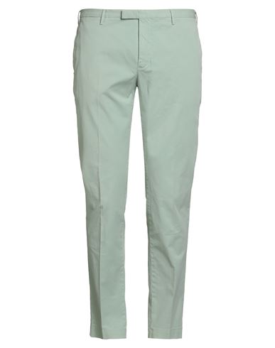 Pt Torino Man Pants Light Green Size 36 Cotton, Elastane In Green