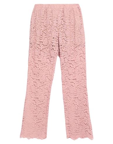 Semicouture Woman Pants Pastel Pink Size 8 Cotton, Polyamide
