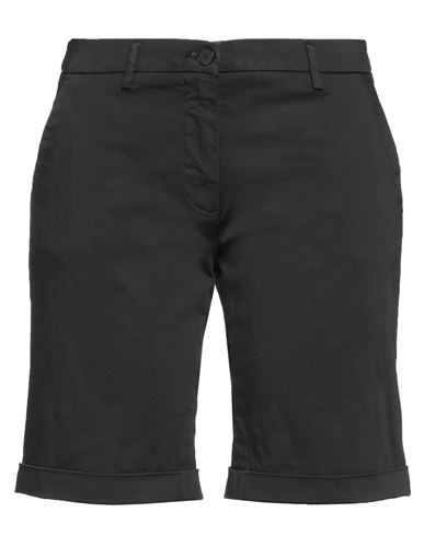 Mason's Woman Shorts & Bermuda Shorts Black Size 6 Cotton, Elastane