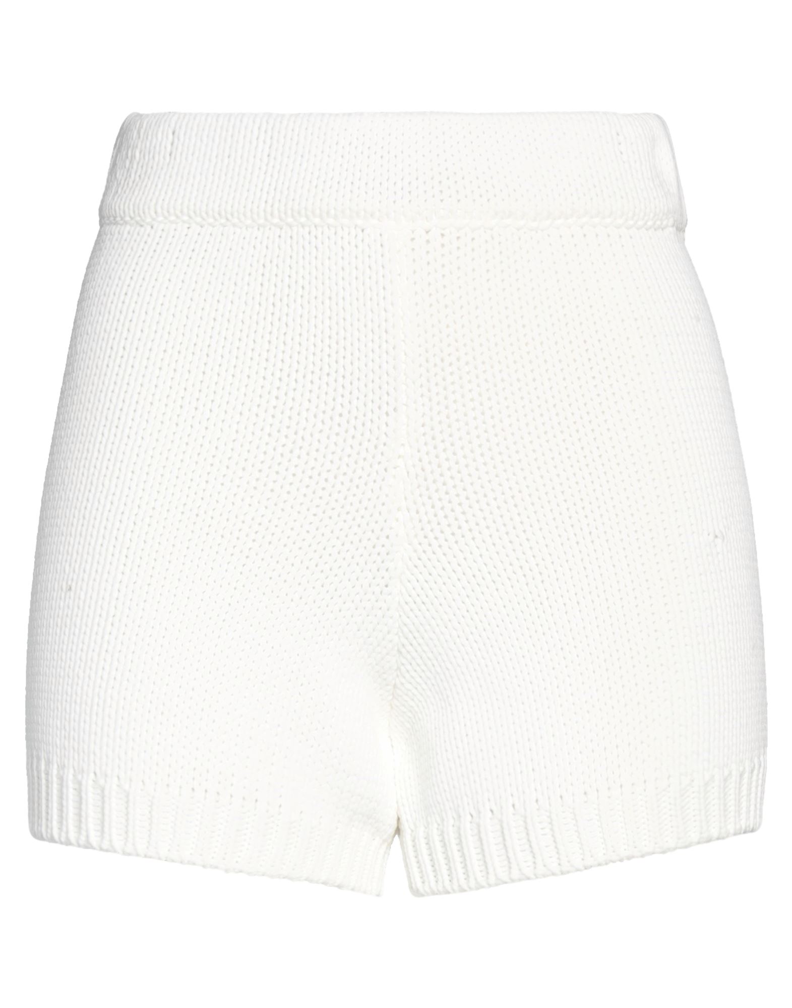 Vicolo Woman Shorts & Bermuda Shorts White Size Onesize Cotton, Polyamide