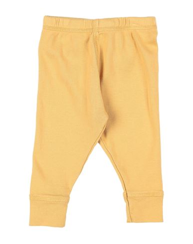 Bonton Babies'  Newborn Girl Leggings Ocher Size 3 Cotton In Yellow