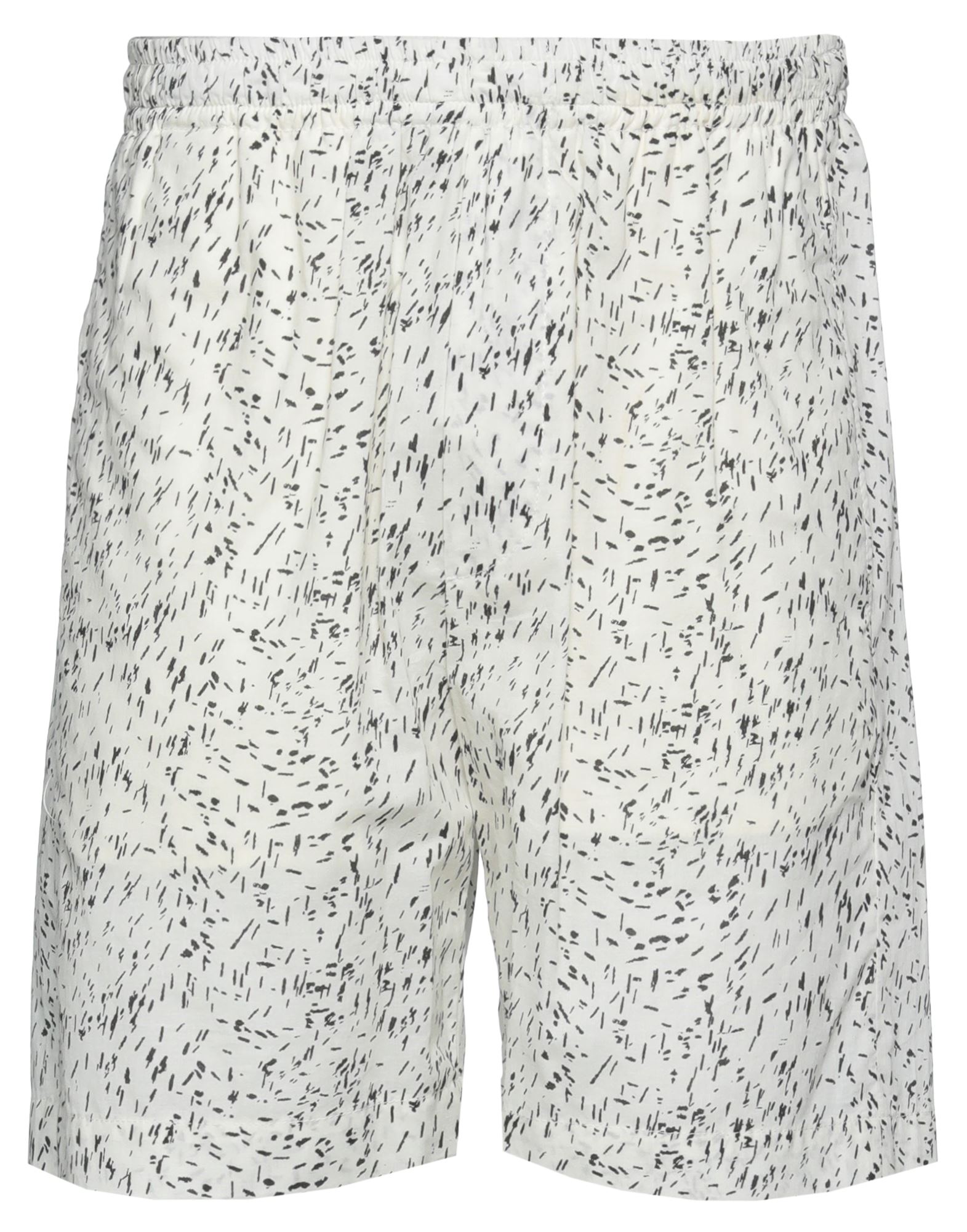Mauro Grifoni Man Shorts & Bermuda Shorts Ivory Size 34 Cotton In White