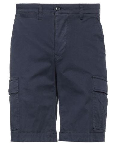 0/zero Construction Man Shorts & Bermuda Shorts Navy Blue Size 30 Cotton, Elastane