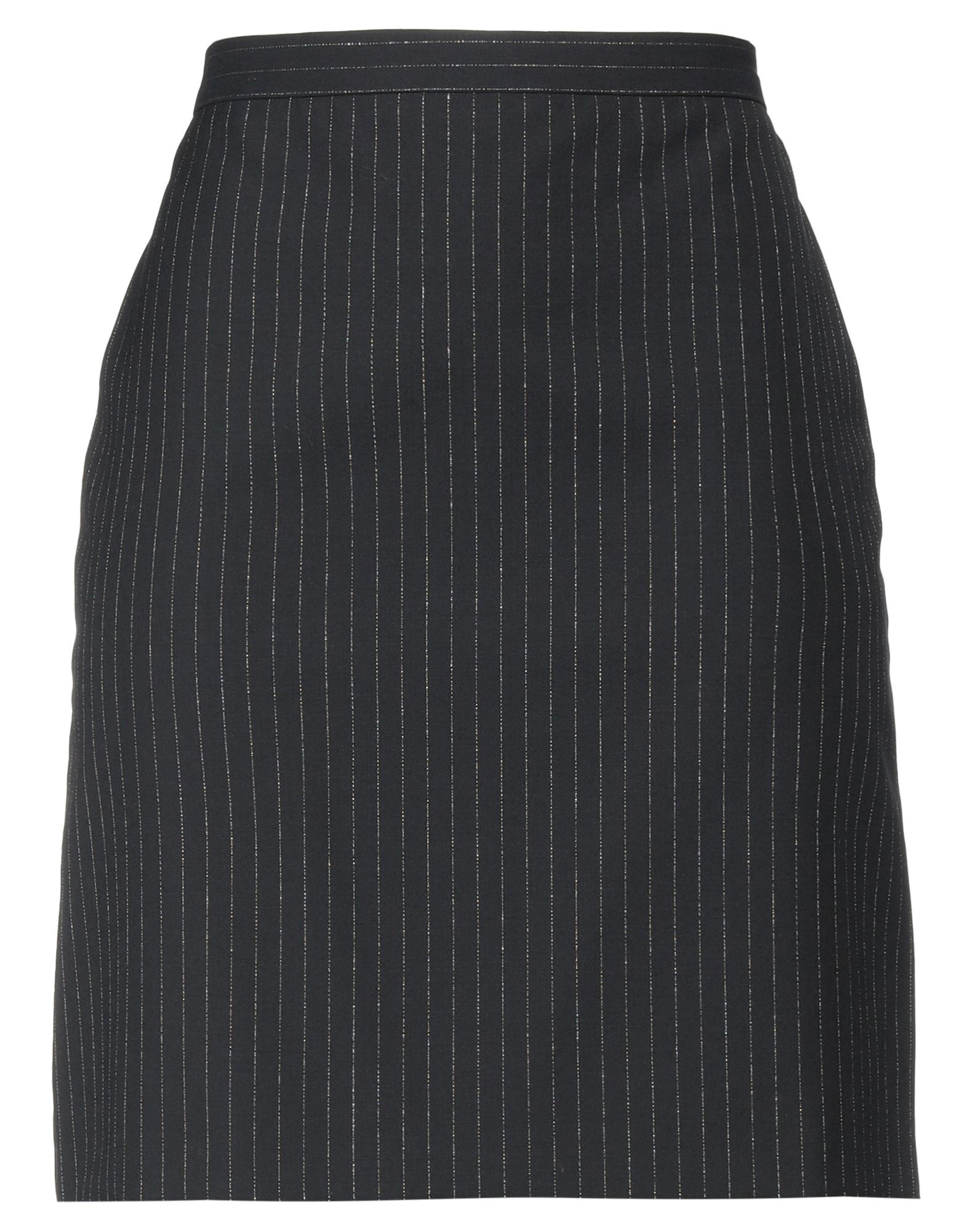 Shop Alexander Mcqueen Woman Mini Skirt Black Size 8 Virgin Wool