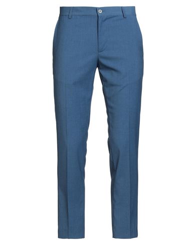 Daniele Alessandrini Homme Man Pants Slate Blue Size 32 Polyester, Viscose, Elastane