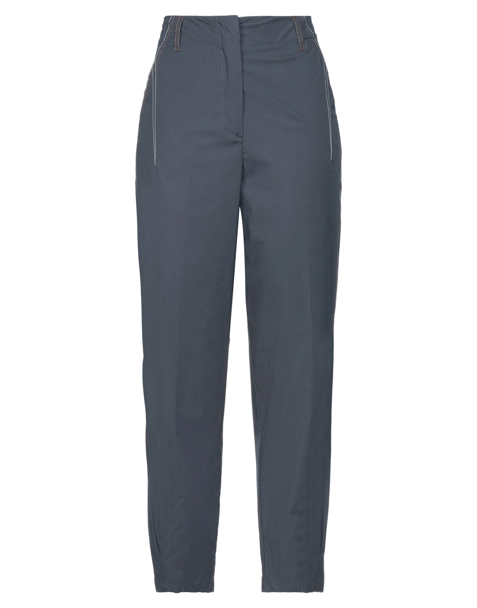 BEATRICE B BEATRICE .B WOMAN PANTS LEAD SIZE 4 COTTON, ELASTANE