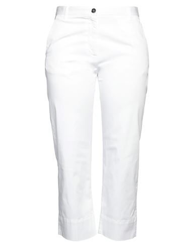 Nine In The Morning Woman Pants White Size 27 Cotton, Elastane