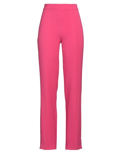 Shop Clips Woman Pants Fuchsia Size 6 Viscose, Acetate, Elastane In Pink