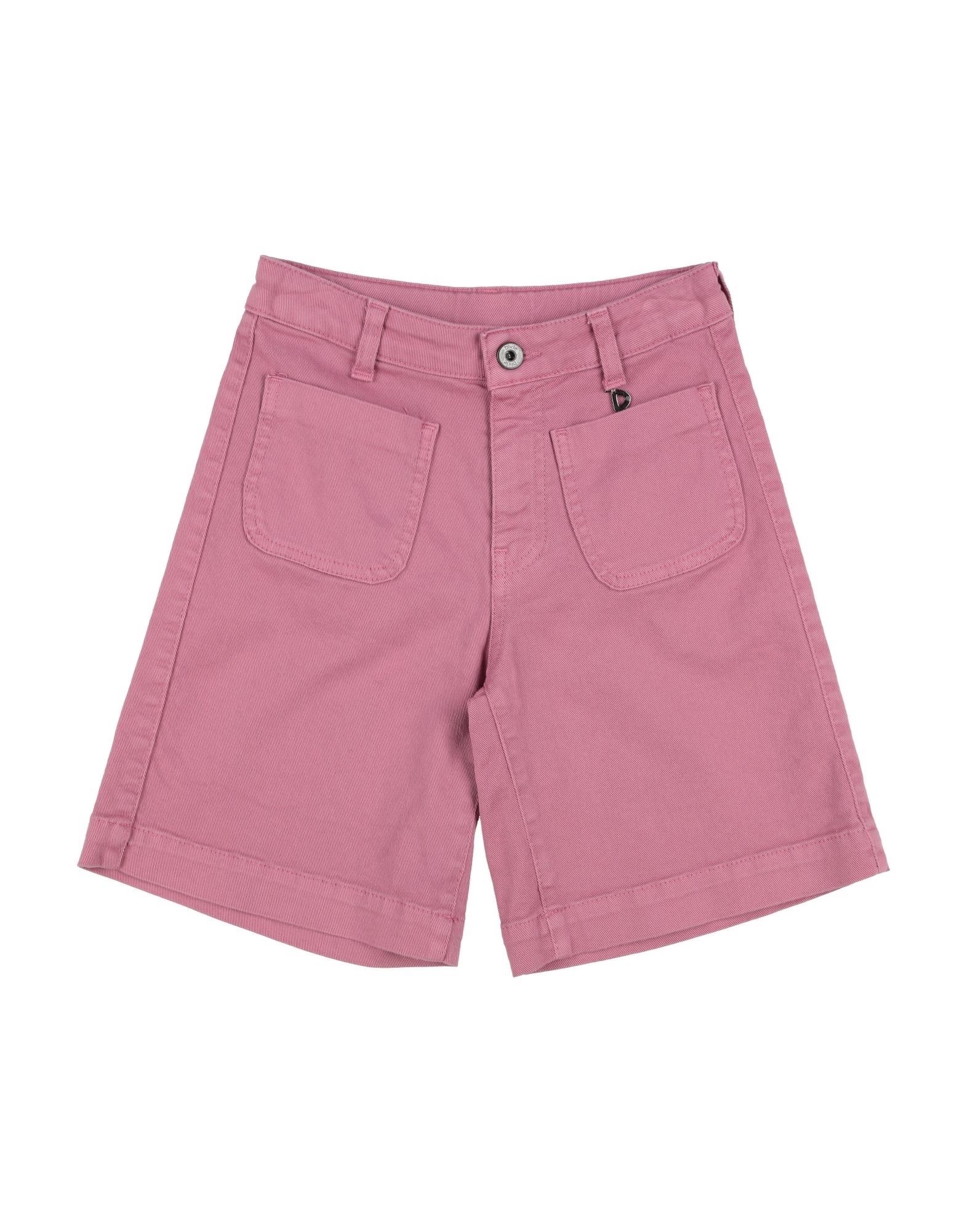 Dixie Toddler Girl Shorts & Bermuda Shorts Pastel Pink Size 6 Cotton, Elastane