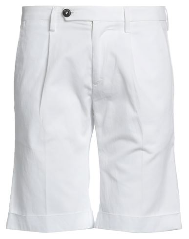 Michael Coal Man Shorts & Bermuda Shorts White Size 30 Cotton, Linen, Elastane