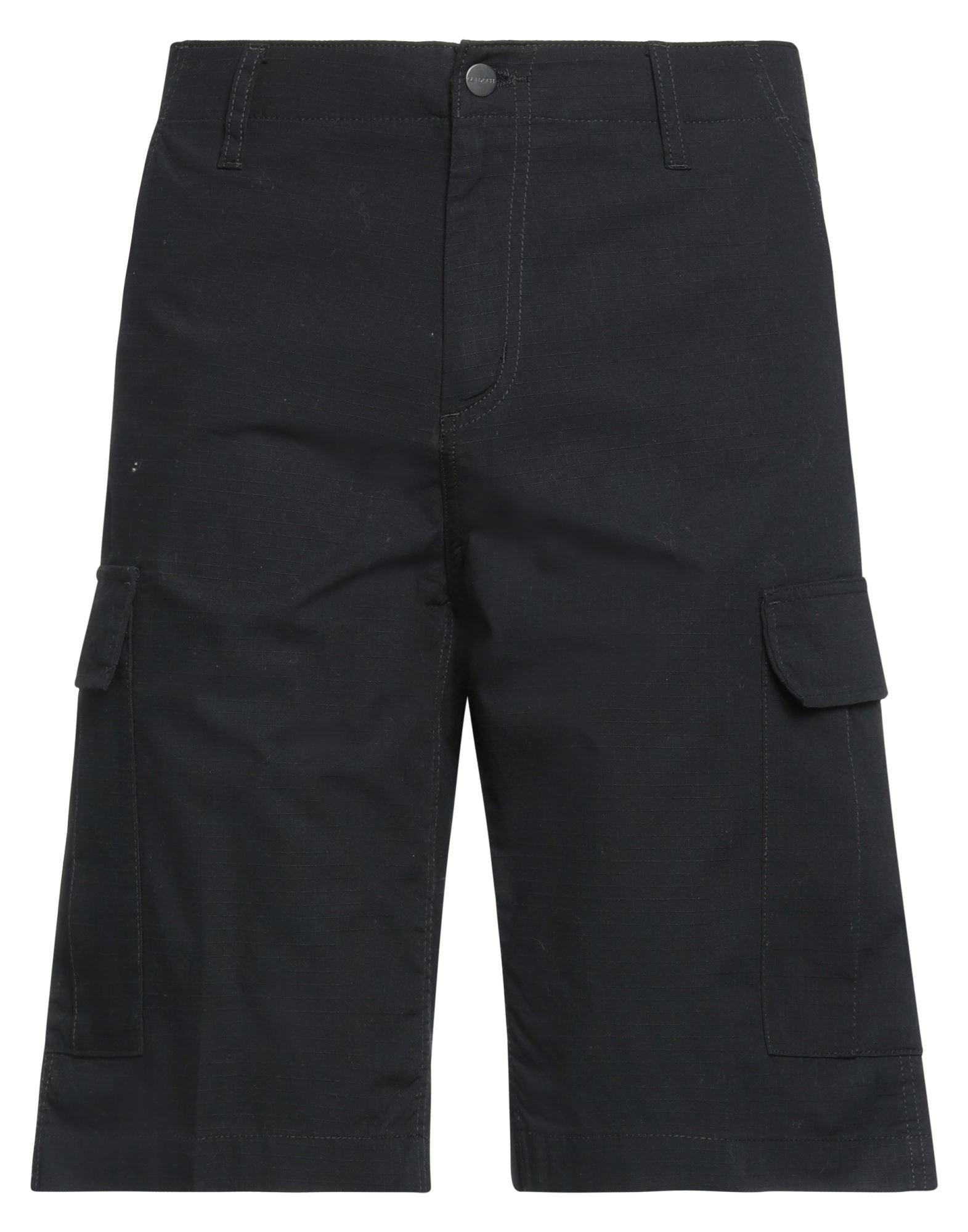 Carhartt Wip Man Shorts & Bermuda Shorts Black Size 30 Cotton