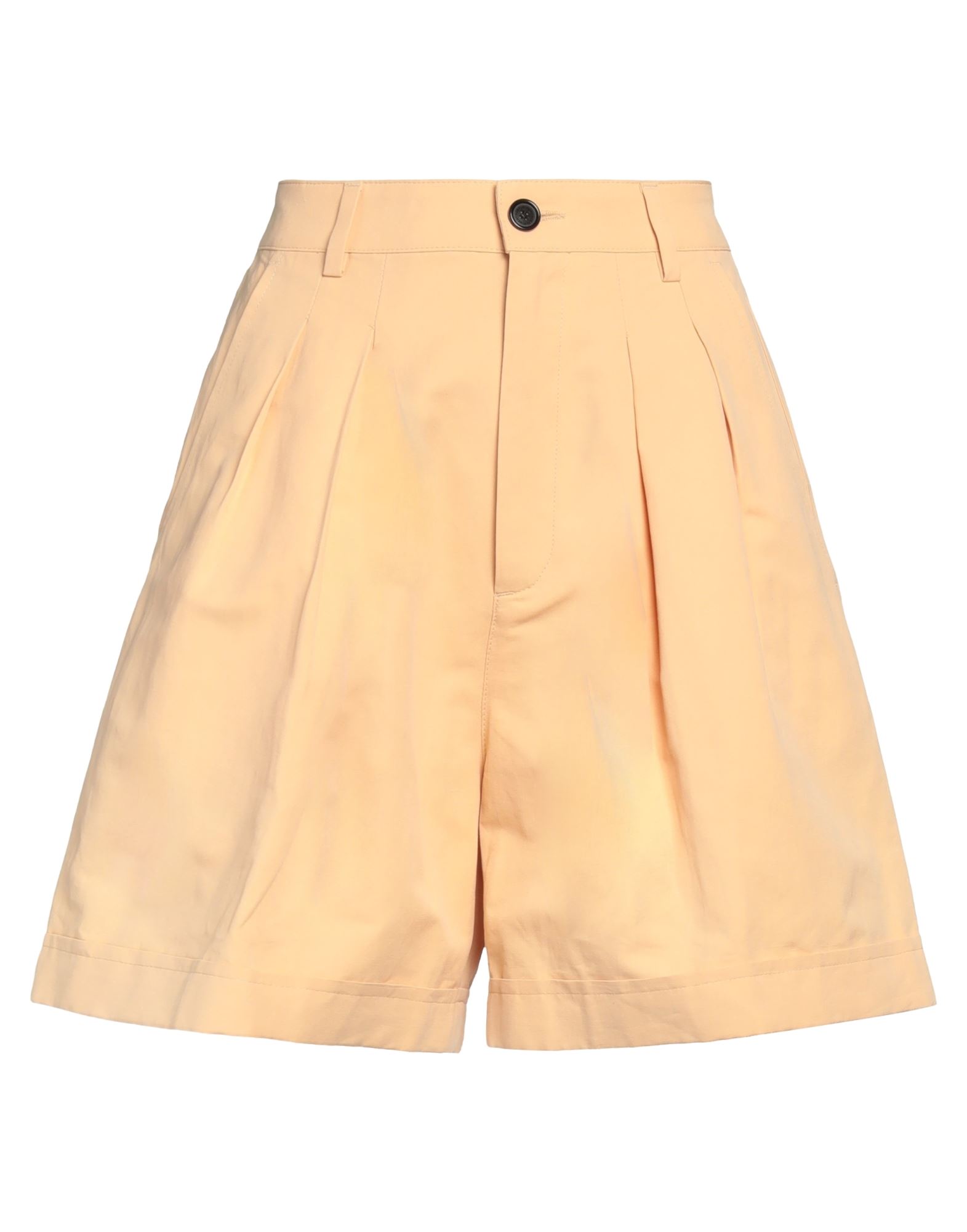 Department 5 Woman Shorts & Bermuda Shorts Apricot Size 30 Cotton, Hemp In Orange