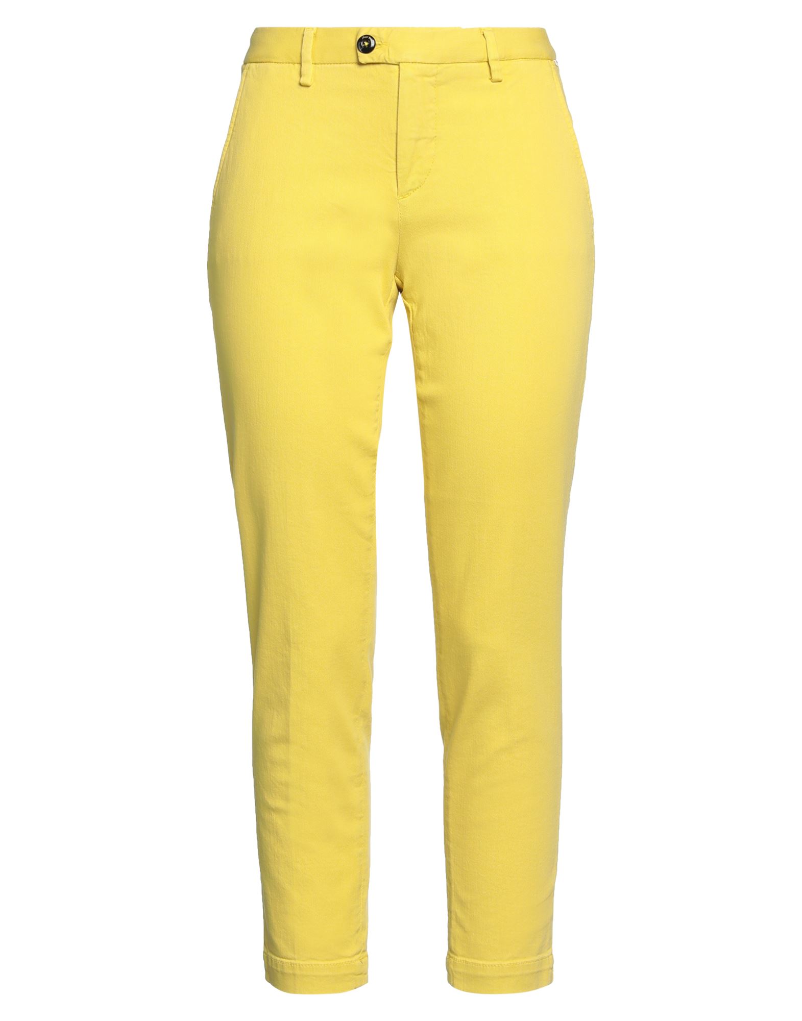 Roy Rogers Roÿ Roger's Woman Pants Yellow Size 27 Cotton, Elastane