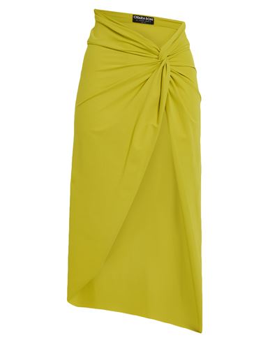 Chiara Boni La Petite Robe Woman Midi Skirt Lime Green Size Xs Polyamide, Elastane In Brown
